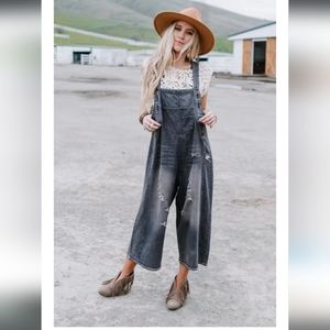 Slouchy overalls by Three Bird Nest